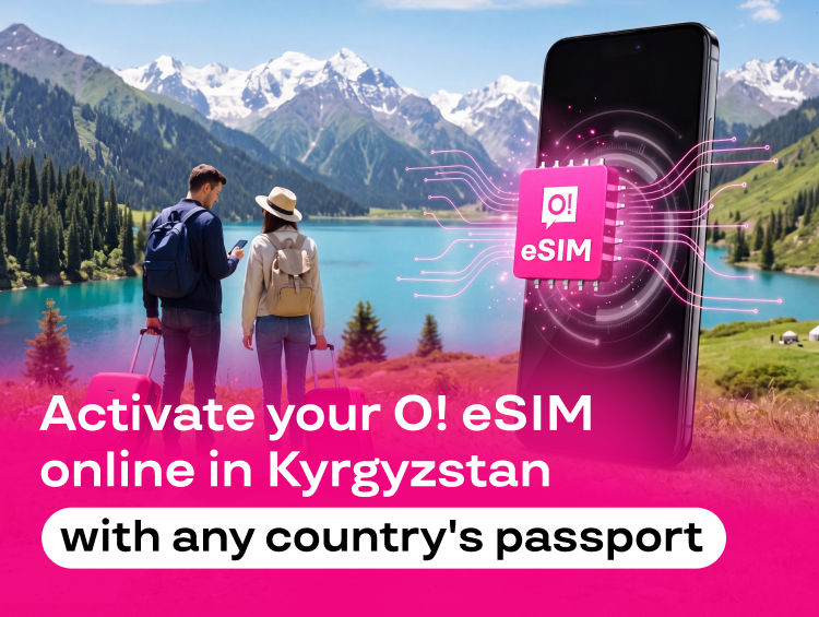 O! connectivity for foreign visitors: Get an eSIM online or a physical SIM card using any country's passport