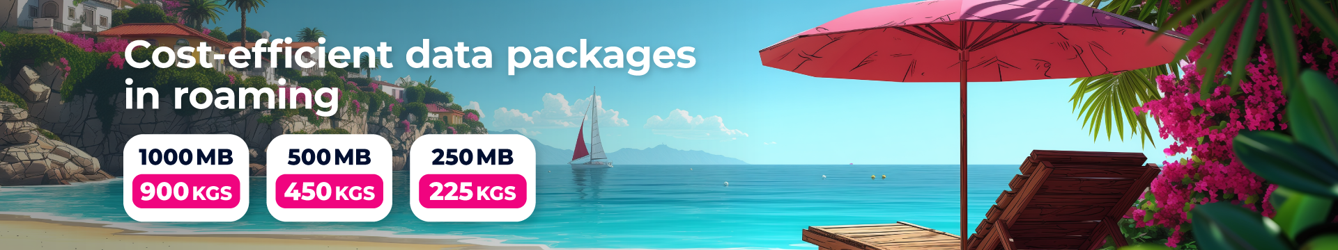 Internet roaming packages