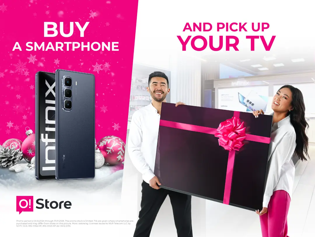New Year’s surprise by O!Store: buy a smartphone and pick up a TV too