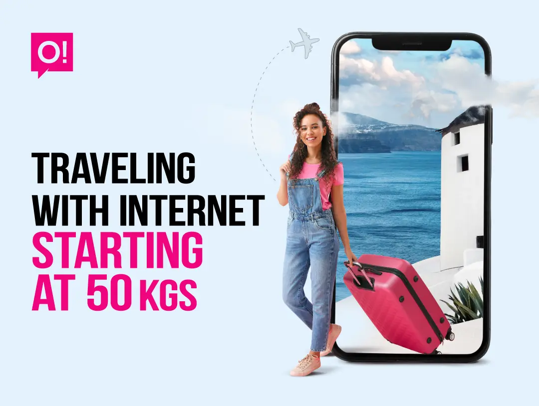 Data and telecom services abroad right upon arrival: convenient roaming packages by O!